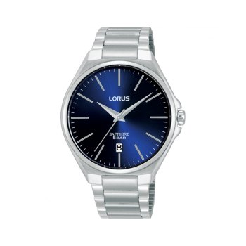 Lorus herenhorloge staal blauw 100mtr RS947DX9 - 620229