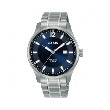 Lorus herenhorloge titanium blauw 100mtr RH997Q9 - 620224