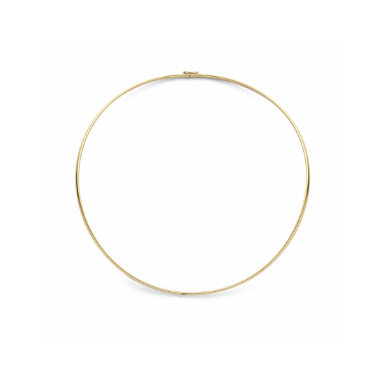 14krt gouden spang collier 2,8 mm 40 cm - 619531