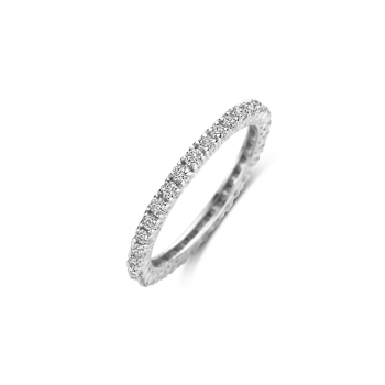 14krt witgouden ring alliance met diamant 0.70ct H SI - 620359