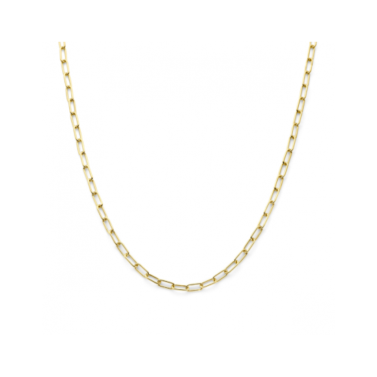 14krt gouden collier met zilveren kern 45cm 4.7mm - 620366