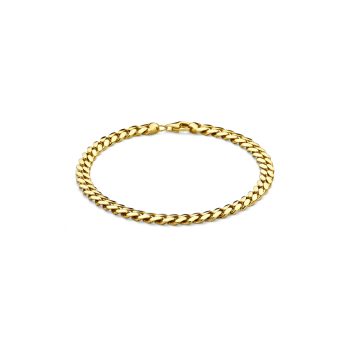 14krt gouden armband gourmette 22cm 5,7mm - 620638