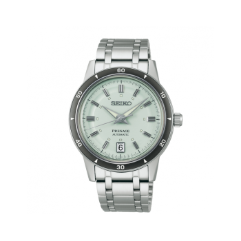 Seiko Presage Automaat - Style 60s - Staal Green 50mtr SRPL71J1 - 620234