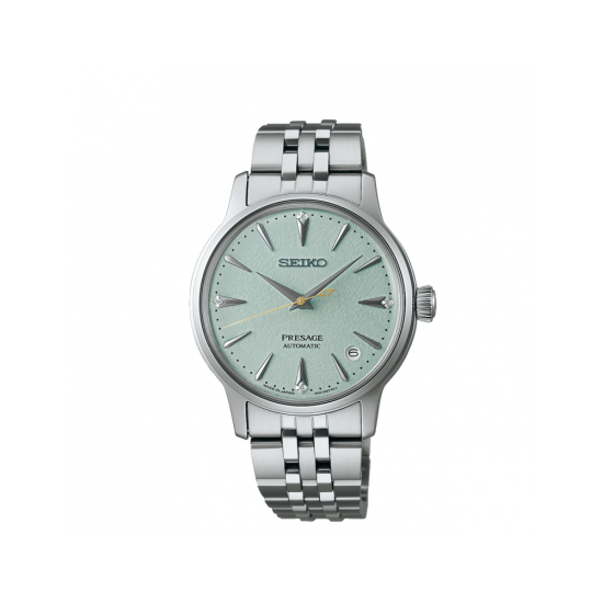 Seiko Dames Presage Automaat Staal Lichtblauw SRPL63J1 - 620245