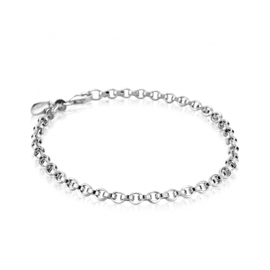ZINZI zilveren schakelarmband rond 3,5mm ZIA1702 - 620546