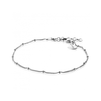 ZINZI zilveren gourmet armbandje met bolletjes 17-20cm ZIA2181 - 620550