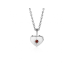 ZINZI zilveren hanger JANUARI hart geboortesteen rood granaat zirconia (zonder collier) - 621345 ZINZI zilveren hanger JANUARI hart geboortesteen rood granaat zirconia (zonder collier) - 621345