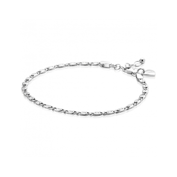 ZINZI zilveren armband scroll schakels 3mm ZIA2712 - 620587