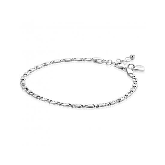 ZINZI zilveren armband scroll schakels 3mm ZIA2712 - 620587