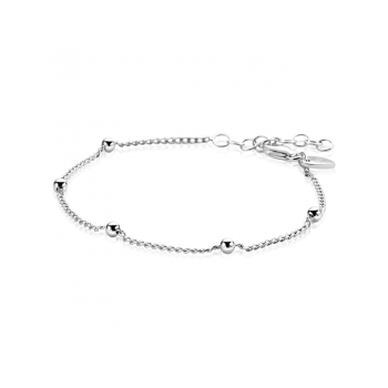 ZINZI zilveren armband gourmet en bolletjes ZIA2714 - 620588