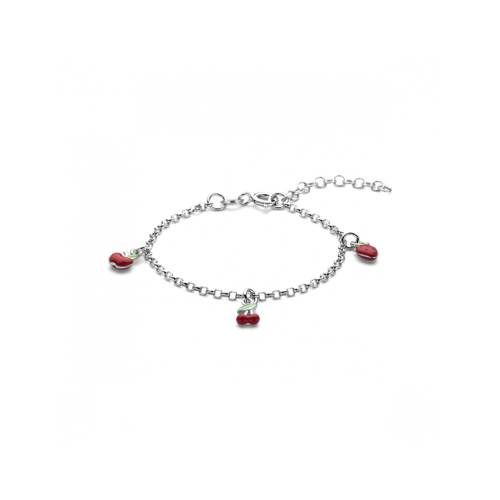 Zilveren armband emaille fruit 13 + 3 cm - 620856 Zilveren armband emaille fruit 13 + 3 cm - 620856