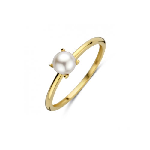 14krt gouden ring met zoetwaterparel - 621384 14krt gouden ring met zoetwaterparel - 621384