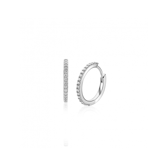 ZINZI zilveren creolen met zirkonia 13x1.6mm ZIO2831 - 620894