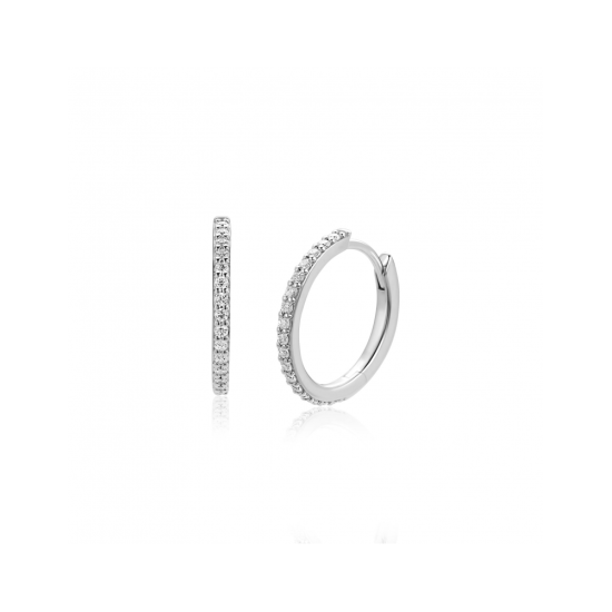 ZINZI zilveren creolen met zirkonia 16x1.6mm ZIO2832 - 620817